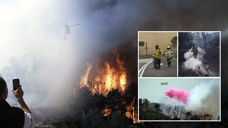Πύρινα μέτωπα γύρω από την Ιερουσαλήμ