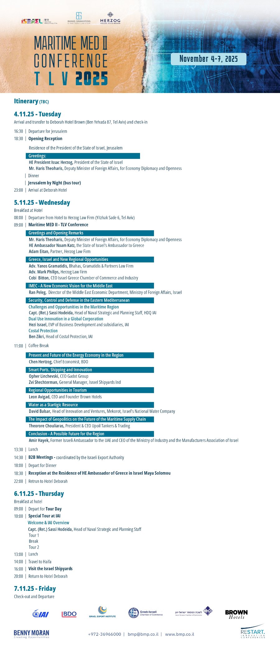 MARITIME MED II
C O N F E RE N C E